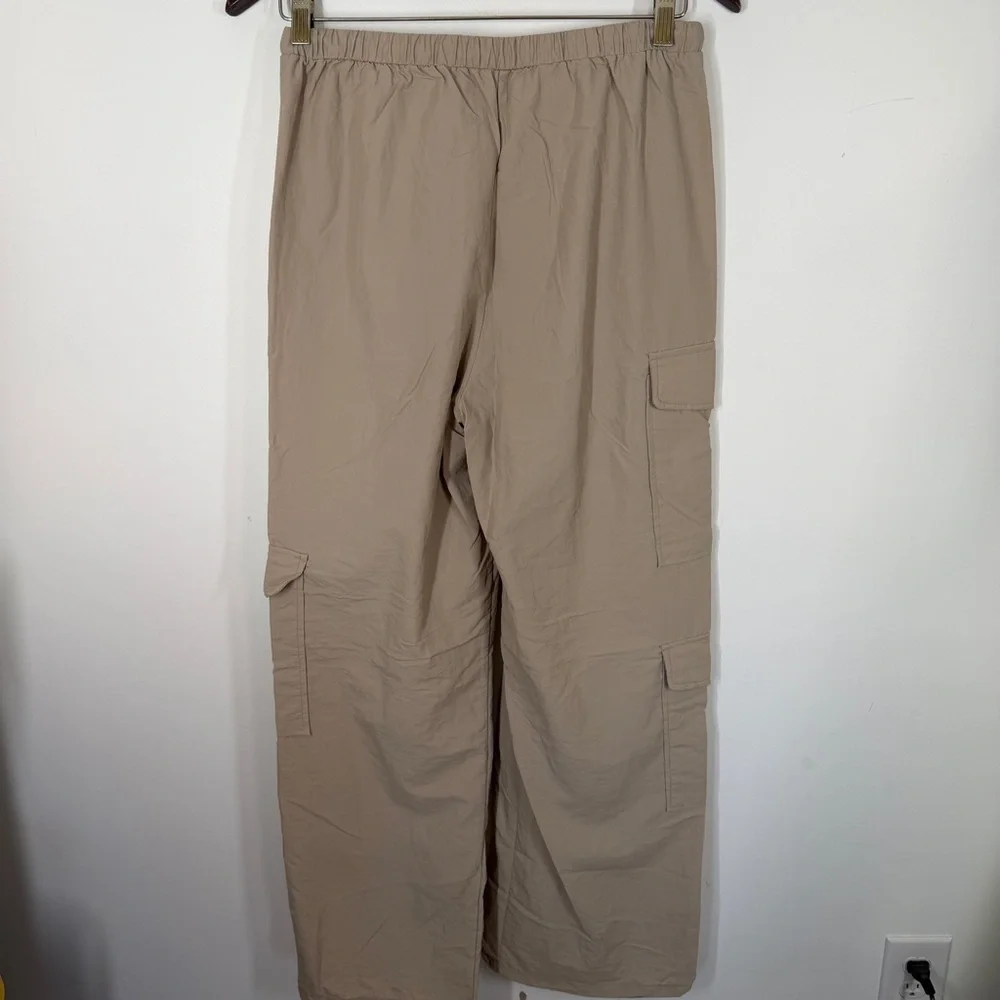 Pacsun LA Hearts Wide Leg Nylon Cargo Pants Small